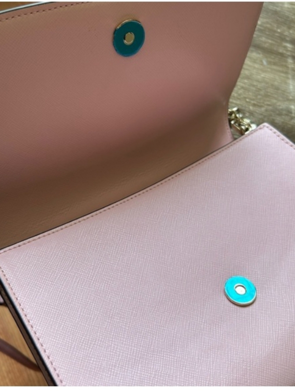 KATE SPADE LAUREL Leather CROSS BODY color PEONY BLUSH - Picture 3 of 5